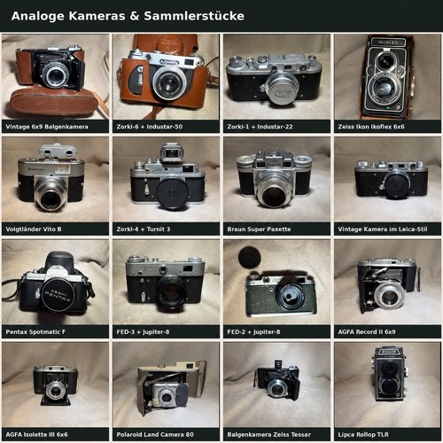 Analoge vintage kameras - analoge,