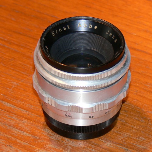 Ernst abbe jena 58mm f2 - jena, b